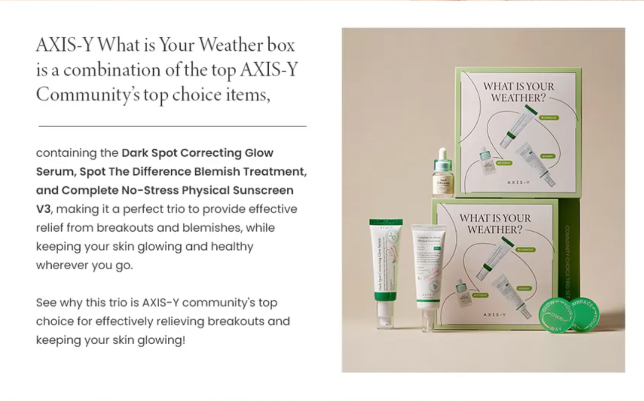 AXIS - Y - What Is Your Weather Beauty Box